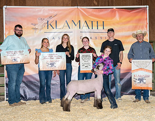 Reserve Champion Market Lamb
Klamath Basin Falls