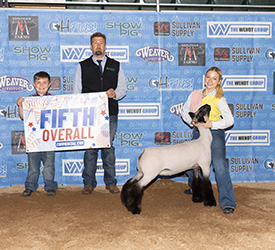 5th Overall Commercial EwePickaway County Palooza