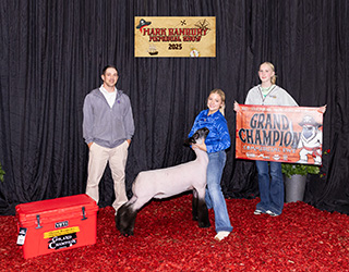 Mark Banbury Memorial Show
Grand Champion Commercial Ewe